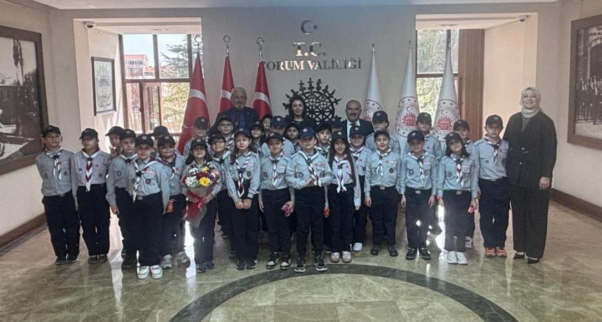 Minik Öğrencilerden Valiliğe "Yerinde Öğrenme" Ziyareti