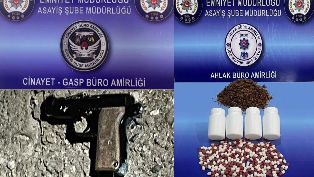 4 Aranan Şahıs, Silahlar Ve Uyuşturucu Polise Yakalandı