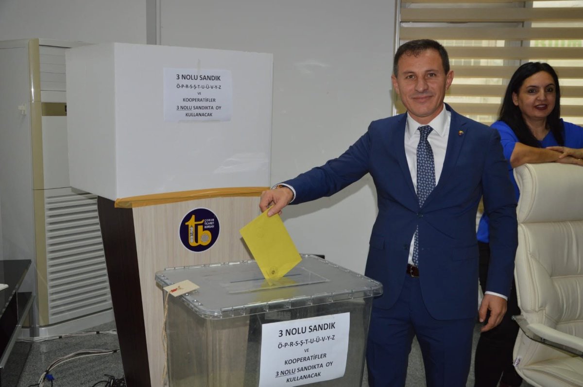 Çorum Ticaret Borsası Seçimlerinde Yılmaz Kaya Aday