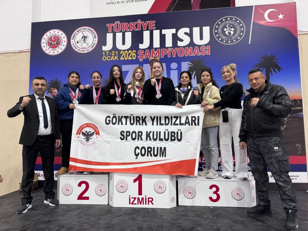 Ju Jitsu Türkiye Şampiyonasına Çorumlu Sporcular Damga Vurdu