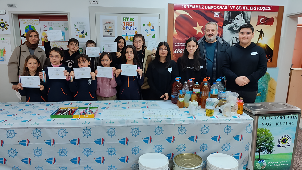 Atık Yağ Toplama Kampanyasına Büyük Destek