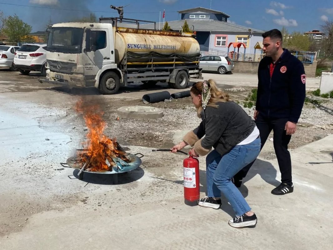 Ekipmanlar Tanıtıldı, Teknikler Uygulandı: SHM Personeli İtfaiye Eğitiminde