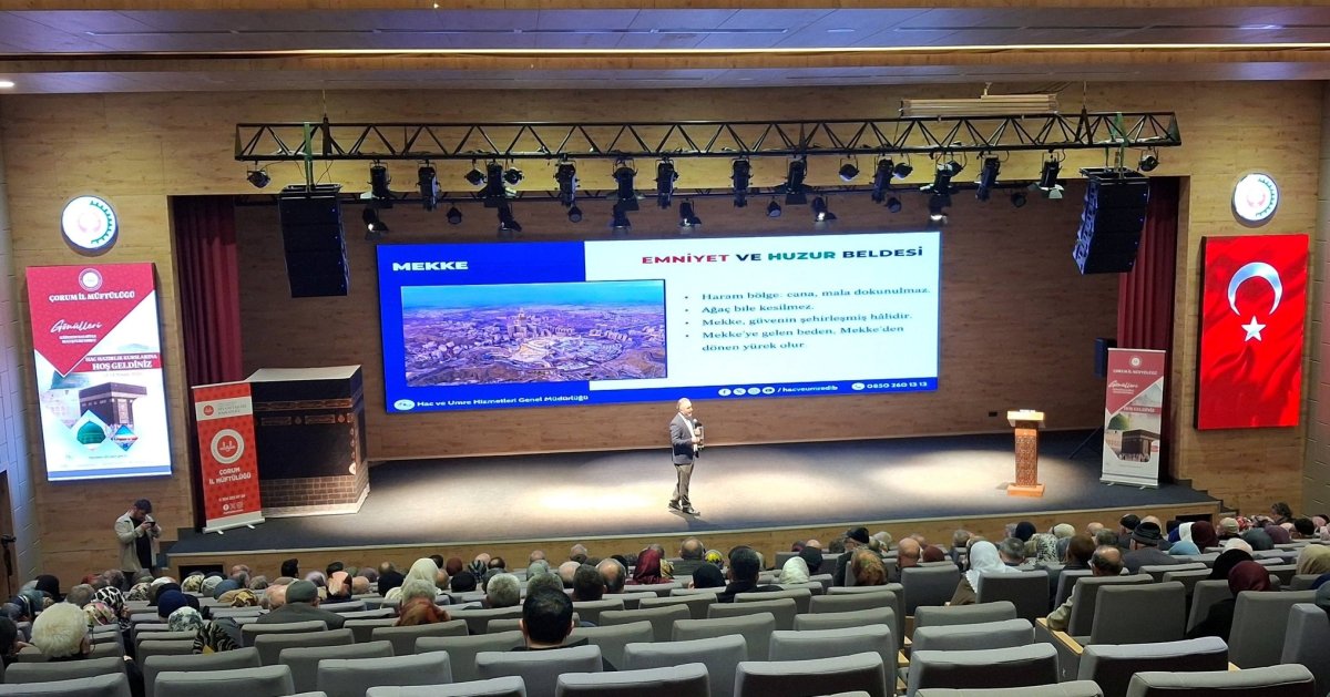 Çorum'da Hacı Adayları İçin "Hac Hazırlık Kursları" Düzenlendi