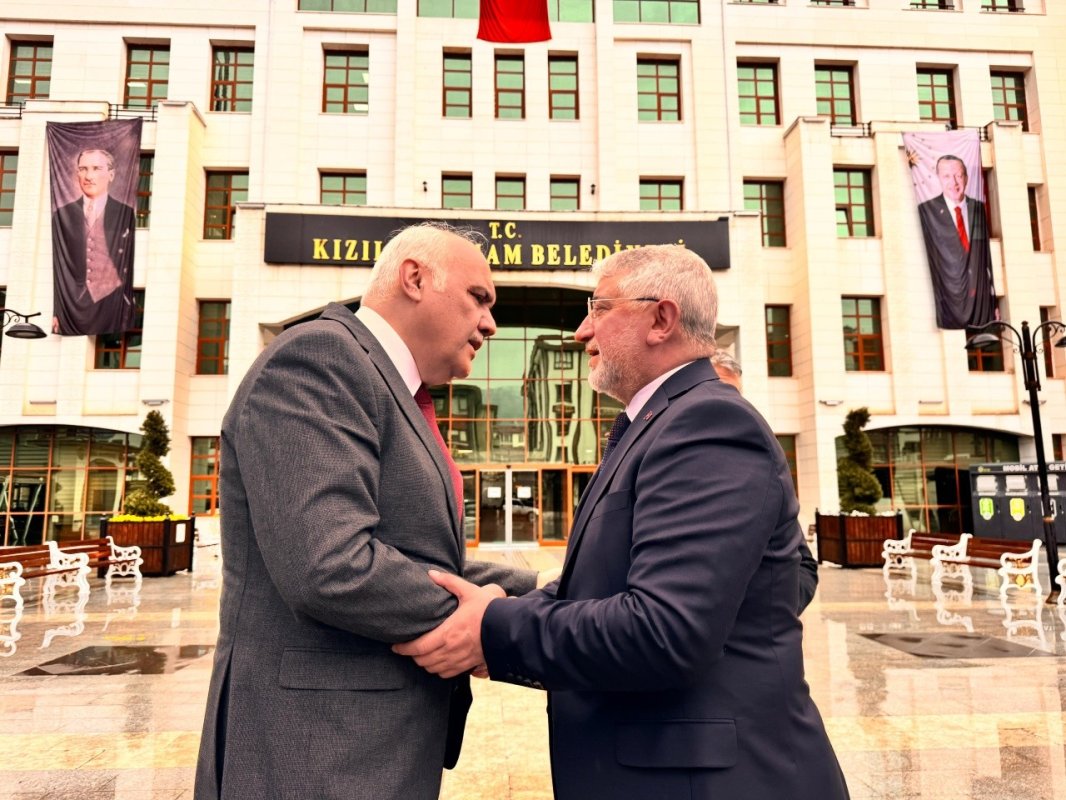 Başkan Aşgın’dan Kızılcahamam Belediye Başkanı Acar’a Taziye Ziyareti
