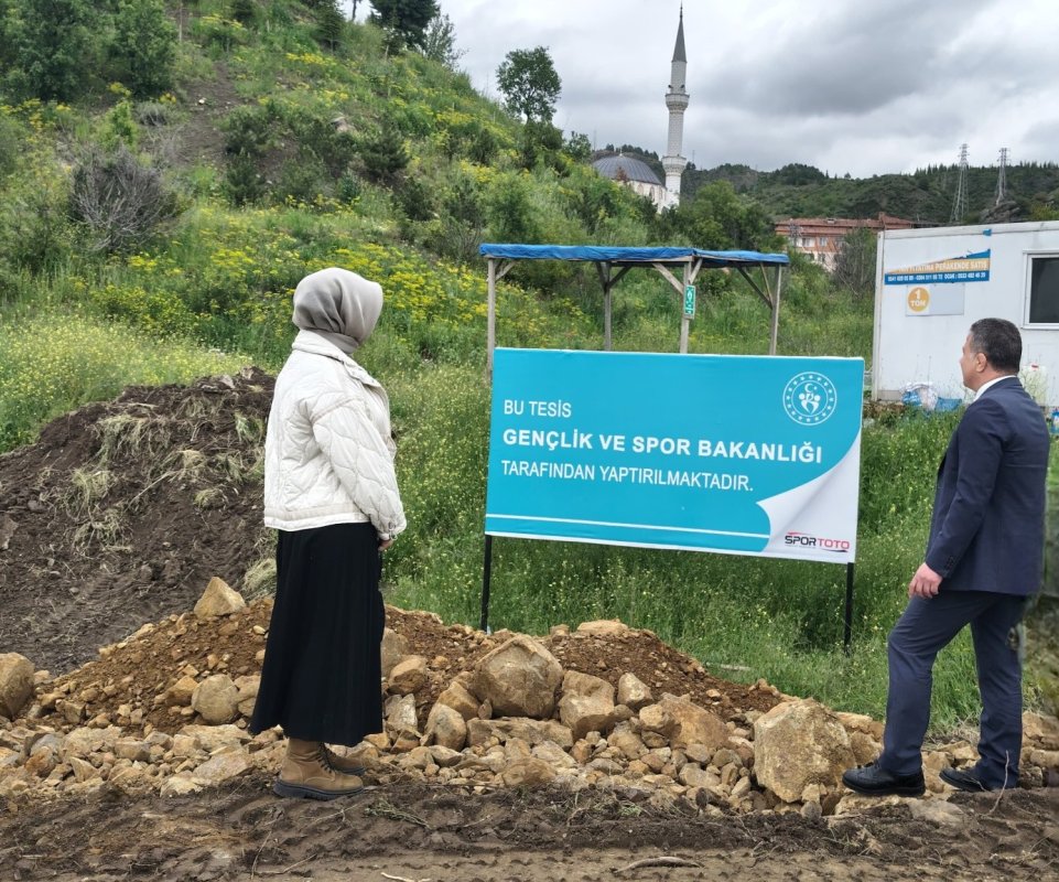 İskilip'te Spor Kompleksi Yükseliyor