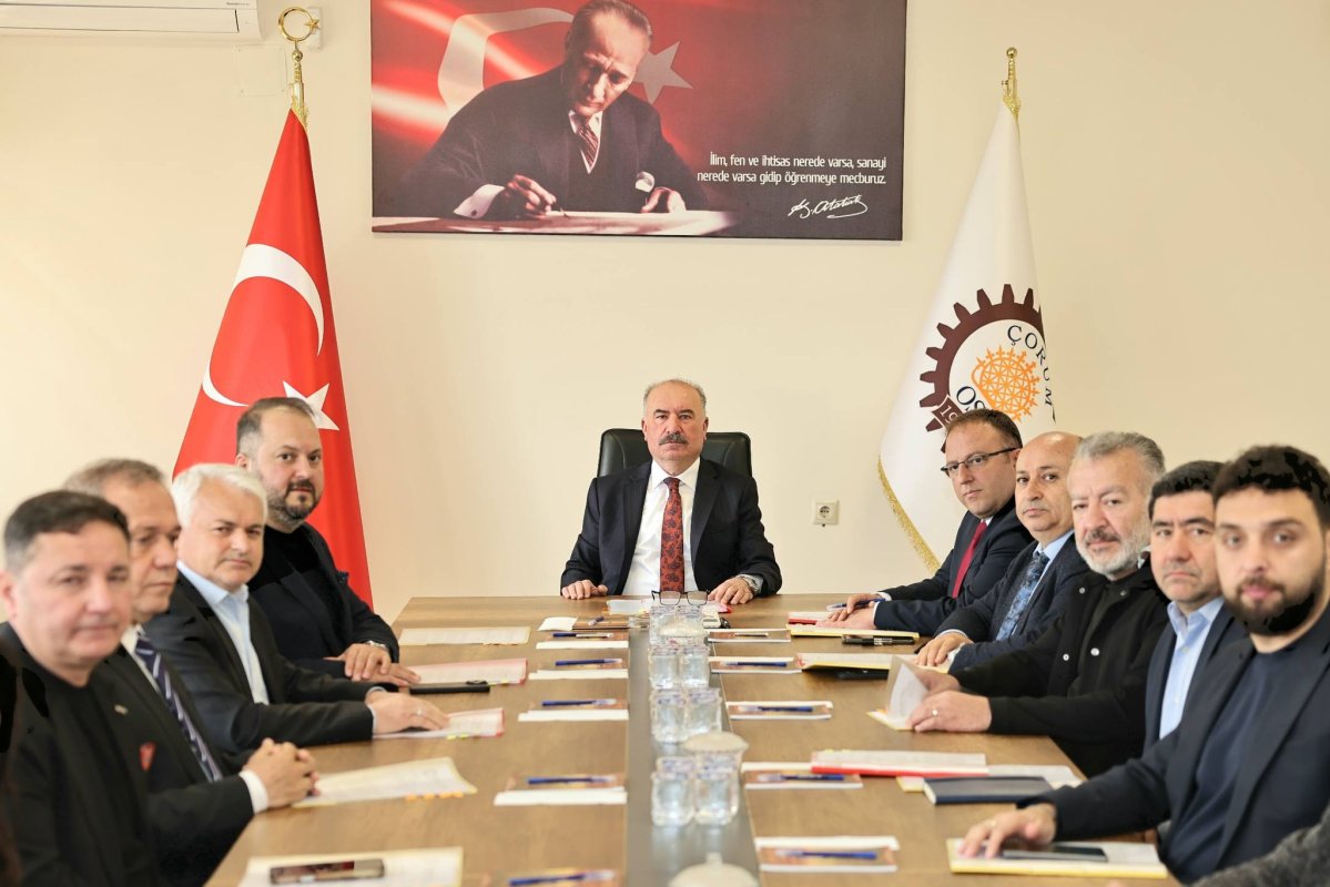 Çorum Osb Mayıs Ayı Toplantısı Yapıldı: Hızlı Tren Çalışmaları Nedeniyle O Giriş Kapatılıyor!