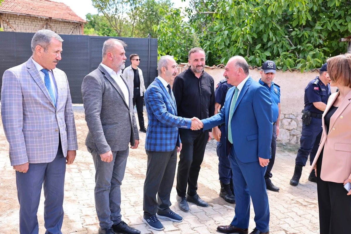 Vali Ali Çalgan'dan Mecitözü Alören Köyü'ne Ziyaret