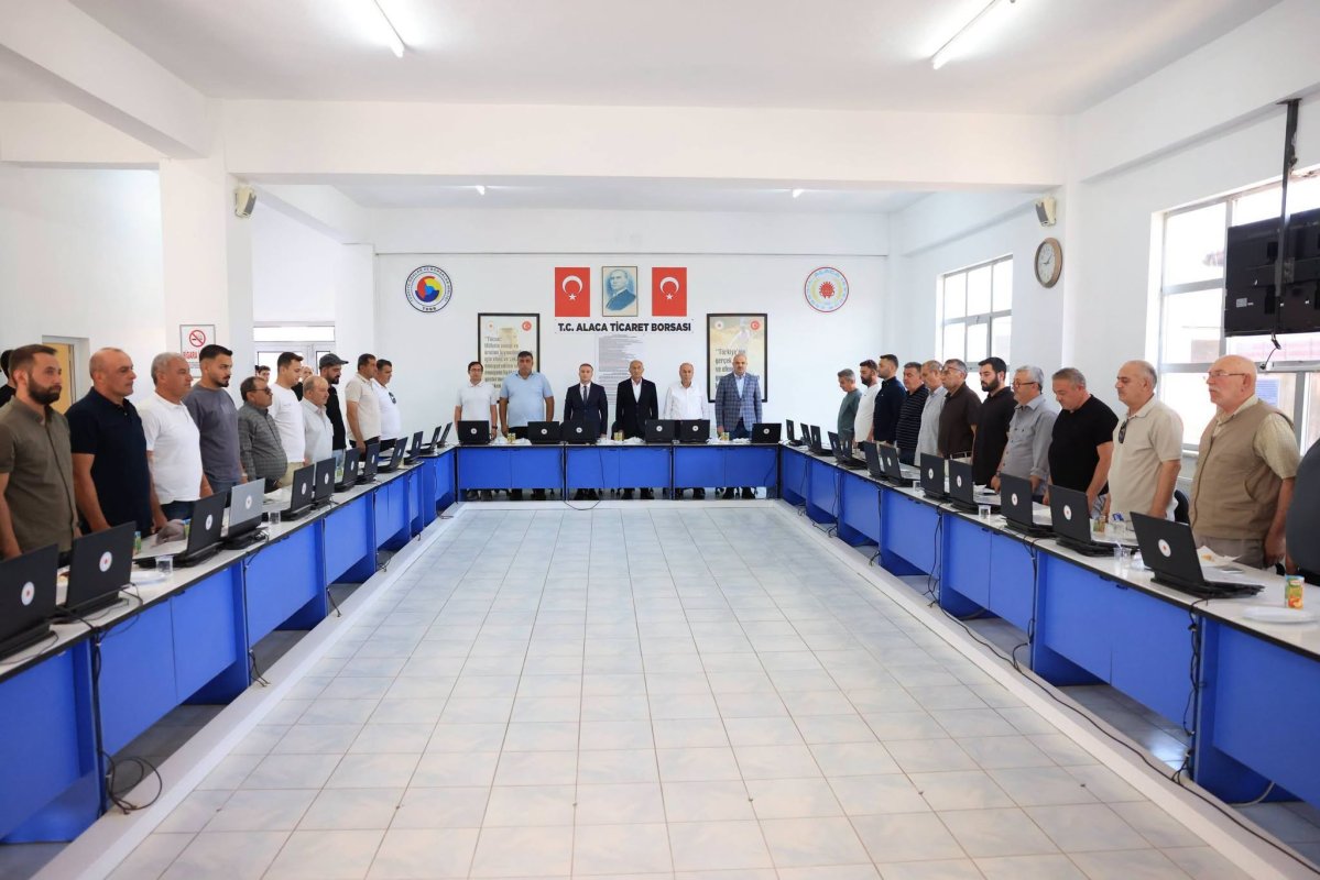 Alaca Ticaret Borsası'nda 2026 Hasat Sezonu Törenle Açıldı