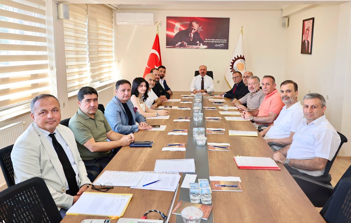 Çorum OSB Temmuz Ayı Toplantısı Vali Çalgan Başkanlığında Gerçekleştirildi