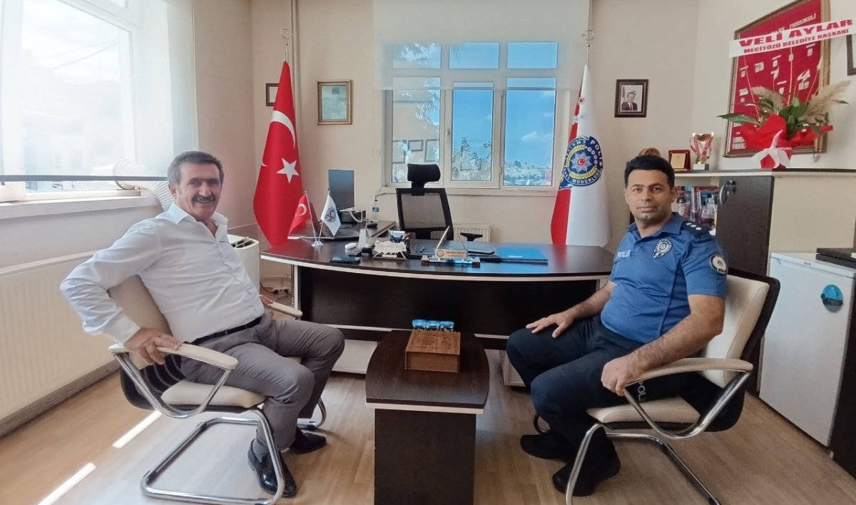 Mecitözü Belediye Başkanı Aylar'dan Yeni Emniyet Amiri İnan'a Ziyaret