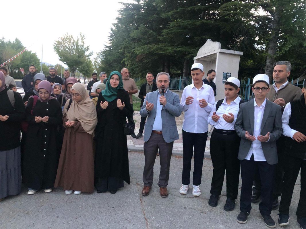 Çorum'da Hafız Adayları Dualarla Sınava Uğurlandı