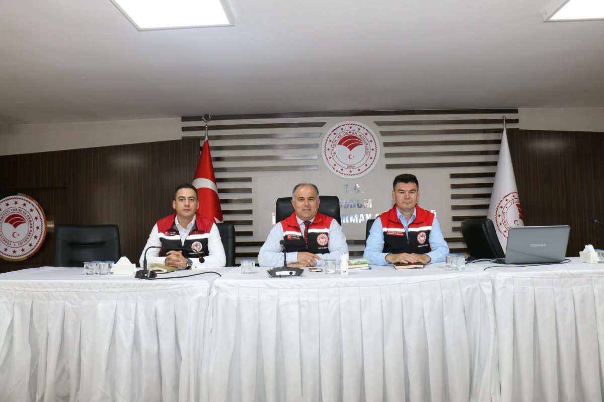 Çorum İl Tarım Ve Orman Müdürlüğü'nde Kapsamlı Değerlendirme Toplantısı