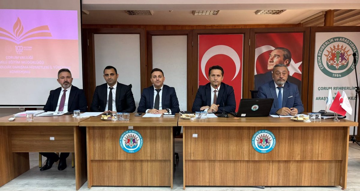 Çorum'da Eğitimde Yeni Dönemin Rehberlik Yol Haritası Belirlendi
