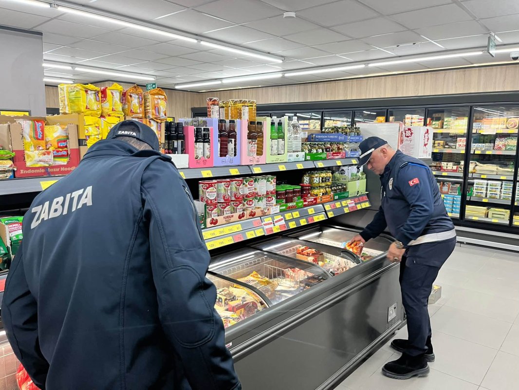 Dodurga'da Zabıta Ekiplerinden Marketlere Sıkı Denetim