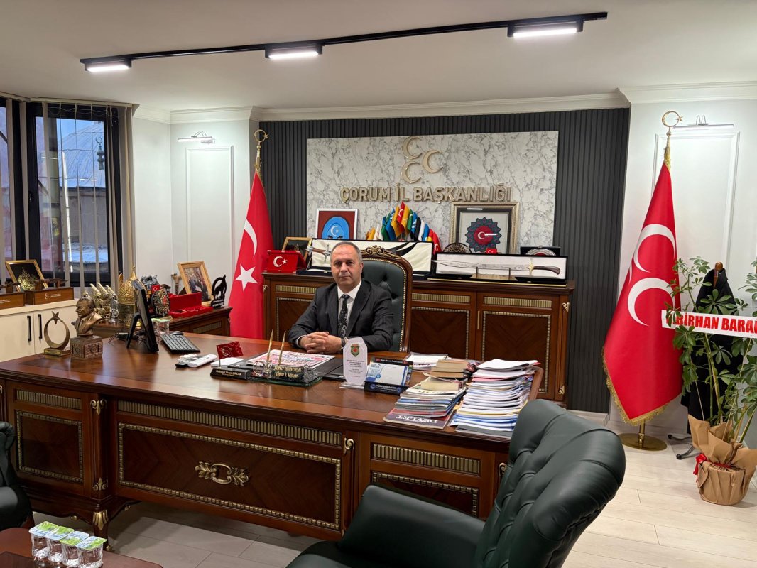 MHP Çorum İl Başkanı Çıplak'tan 24 Temmuz Basın Bayramı Kutlaması