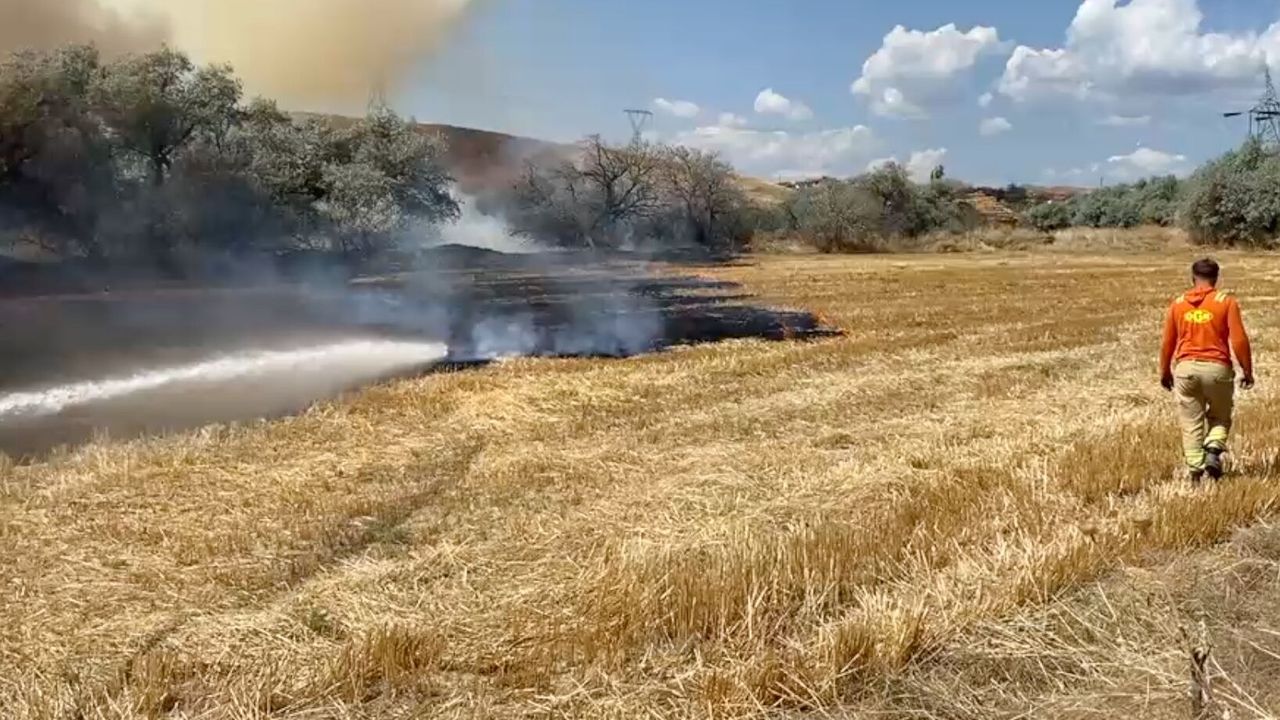 Ağaçlık Alana Sıçrayan Yangın Söndürüldü