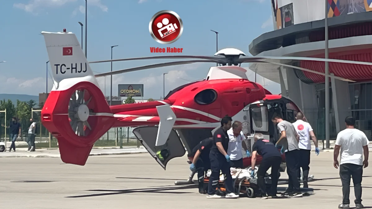 4. Kattan Düşen 5 Yaşındaki Çocuk Ambulans Helikopterle Ankara'ya Sevk Edildi