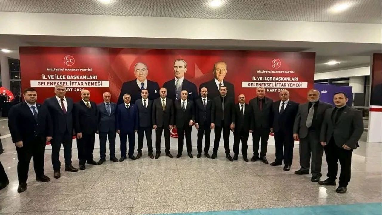 Başkanlar Ankara’da MHP Lideri Bahçeli’nin Verdiği İftar Programında Buluştu