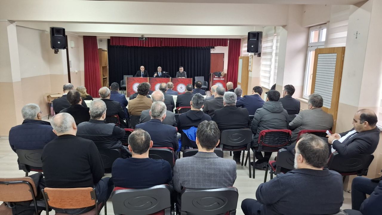 Çağlar, Okul Müdürleri İle Liselerde Ramazan Etkinlilerini Görüştü