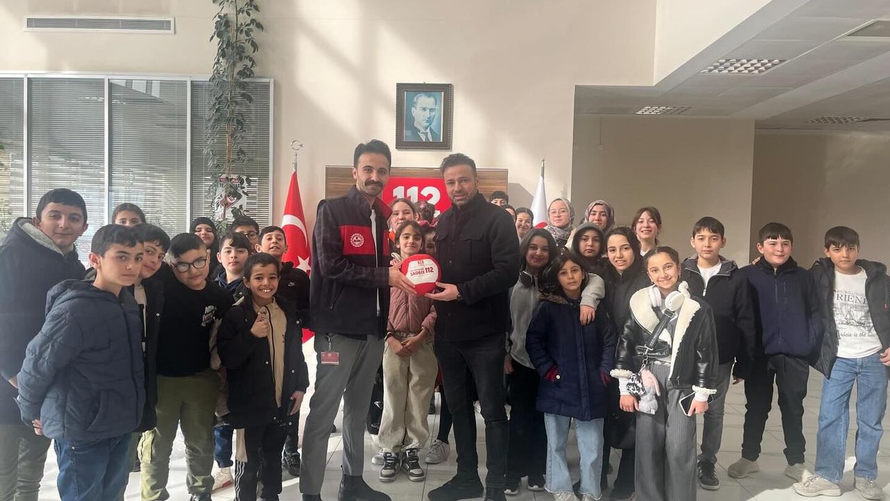 Çeşmeörenli Öğrenciler, 112’yi Yerinde Öğrendi