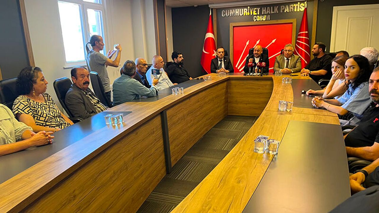 CHP’nin Çorum’da Yeni İl Ve Merkez İlçe Yönetim Kurulu Üyeleri Belli Oldu