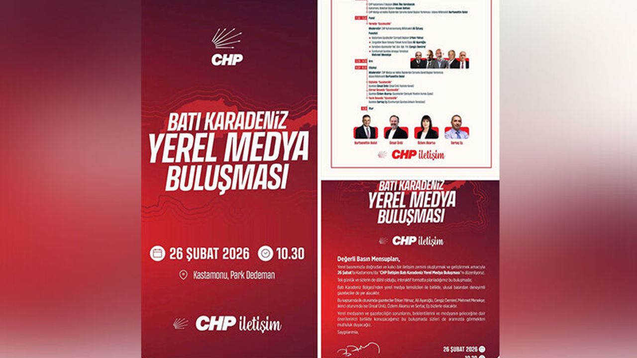 CHP Yerel Medya İle Batı Karadeniz’de Bir Araya Geliyor