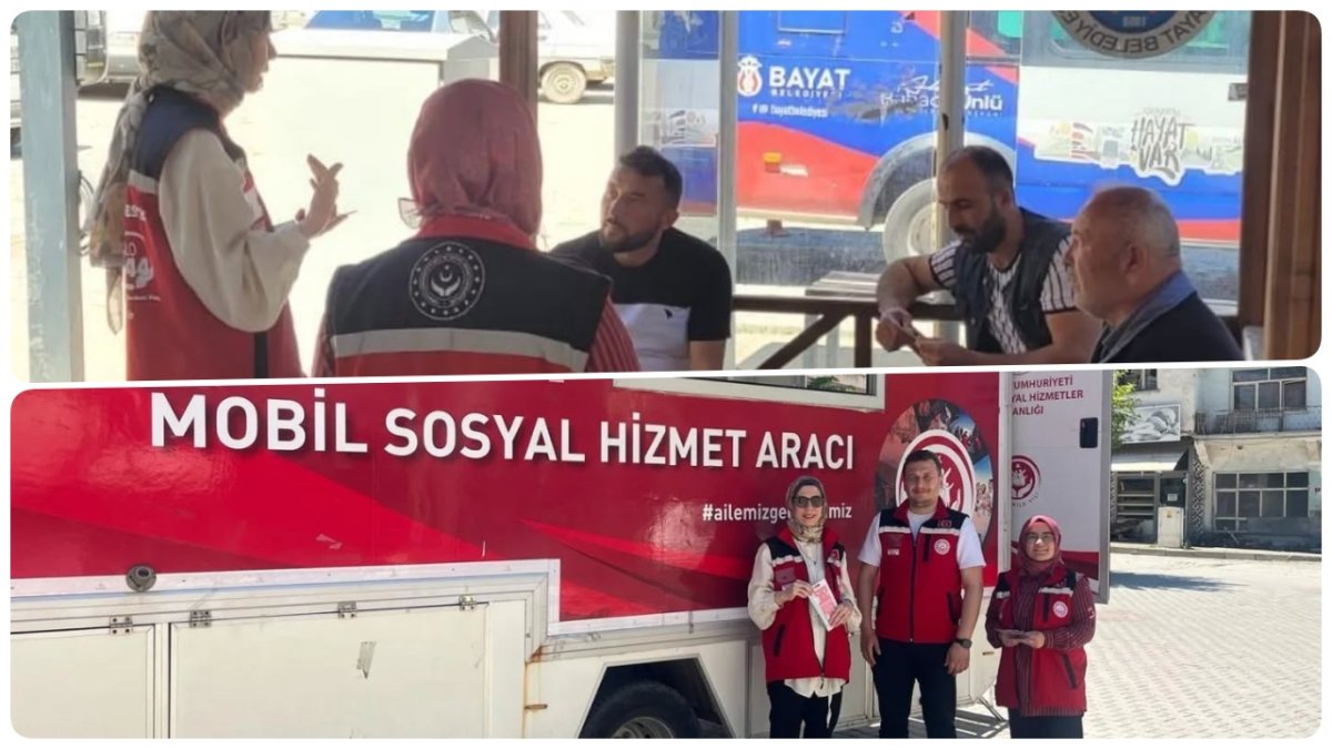 Mobil Sosyal Hizmet Aracı Bayat’ta: Vatandaşlara Yerinde Rehberlik