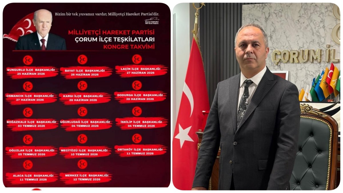 Mhp Çorum Teşkilatında Kongre Heyecanı Başlıyor: İşte İlçe İlçe Kongre Takvimi