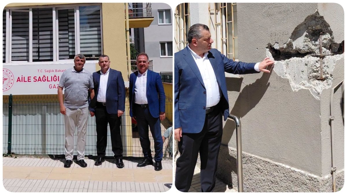 Gazi Aile Sağlığı Merkezi Yenileniyor: İl Sağlık Müdürü Zehir'den Geçici Hizmet Binasına Ziyaret