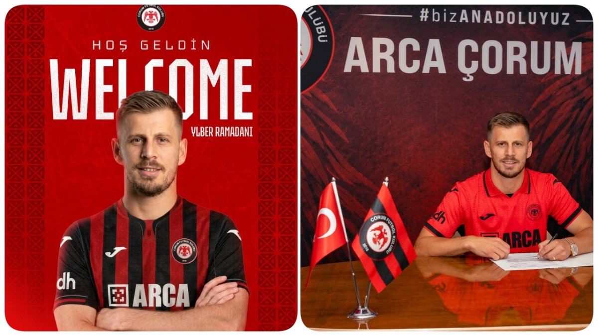 Arca Çorum Fk'dan İtalyan İşi Transfer: Ylber Ramadani İmzayı Attı