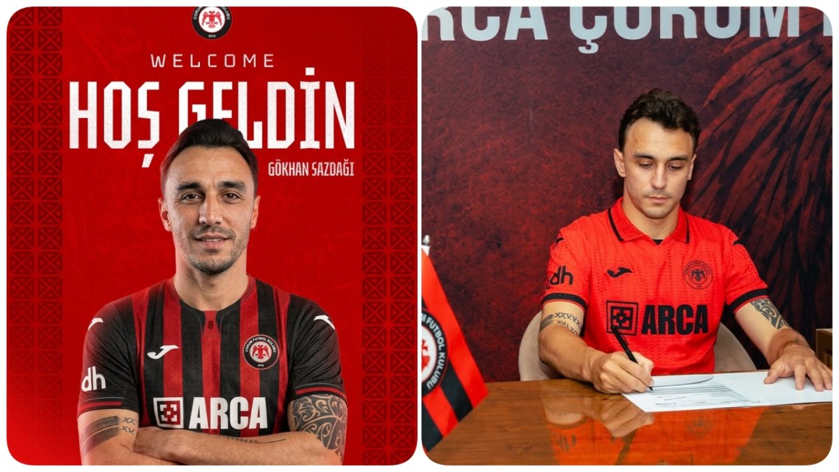 Arca Çorum Fk'dan Bir Transfer Daha: Gökhan Sazdağı İmzayı Attı