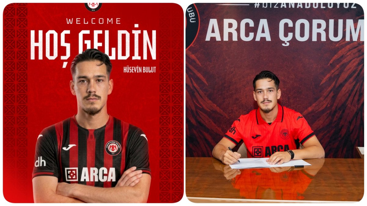 Arca Çorum Fk'dan Yeni Transfer: Hüseyin Bulut İle 2+1 Yıllık Sözleşme İmzalandı