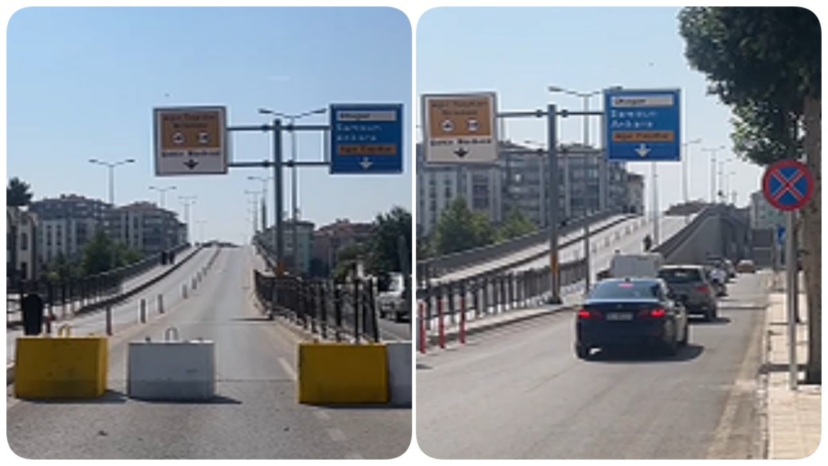 Çorum'da Osmancık Köprüsü'nde Tek Şerit Trafiğe Kapatıldı