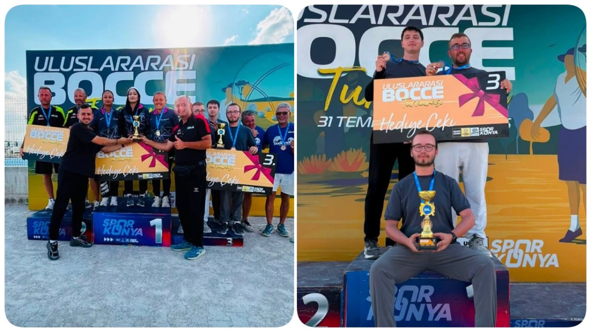 Çorumlu Bocce Sporcularından Konya'da Büyük Başarı: Uluslararası Turnuvada 3. Oldular