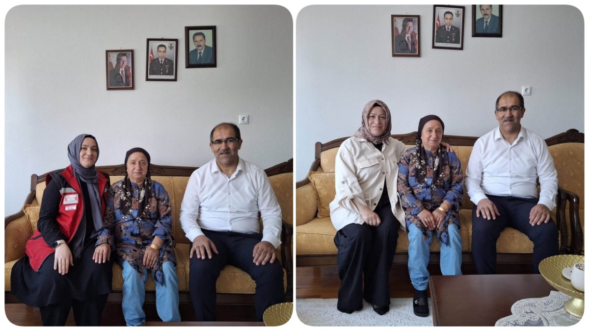 Şehit Annesi Gülseren Erkoç'a Anlamlı Ziyaret Ve Başsağlığı