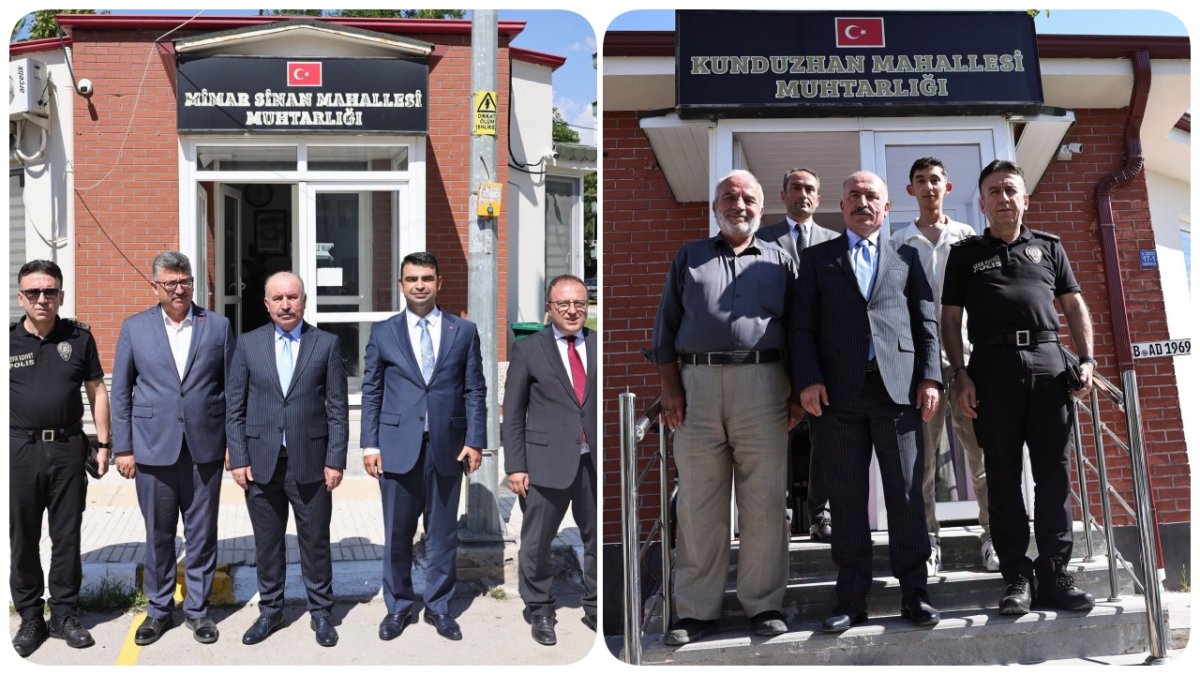 Vali Ali Çalgan'dan Mimarsinan Ve Kunduzhan Mahallelerine Ziyaret
