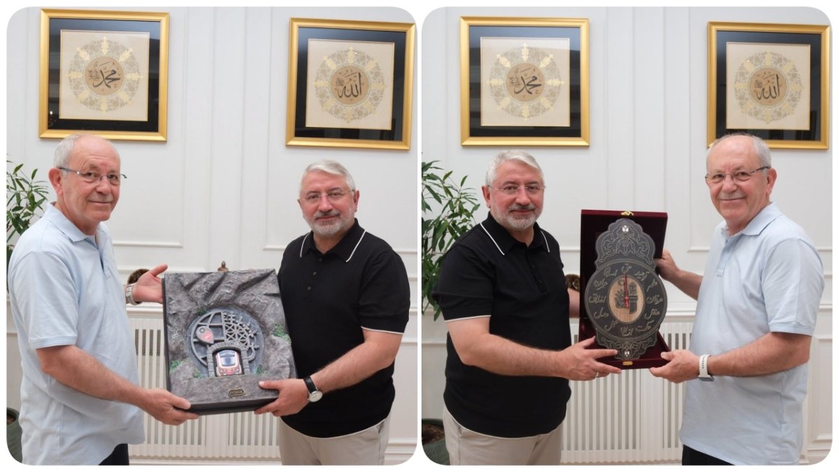 Başkan Aşgın'a Anlamlı "Yüksek Hızlı Tren" Hediyesi