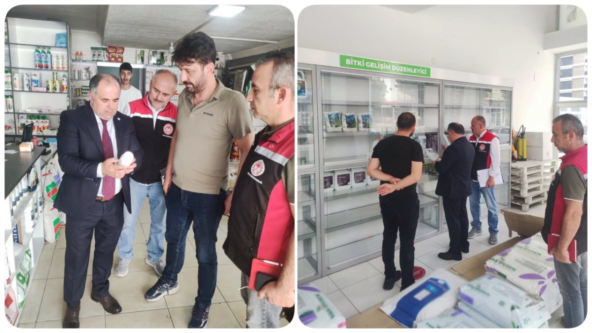 Çorum'da Bitki Koruma Ürünleri Bayilerine 'B-Reçete' Denetimi