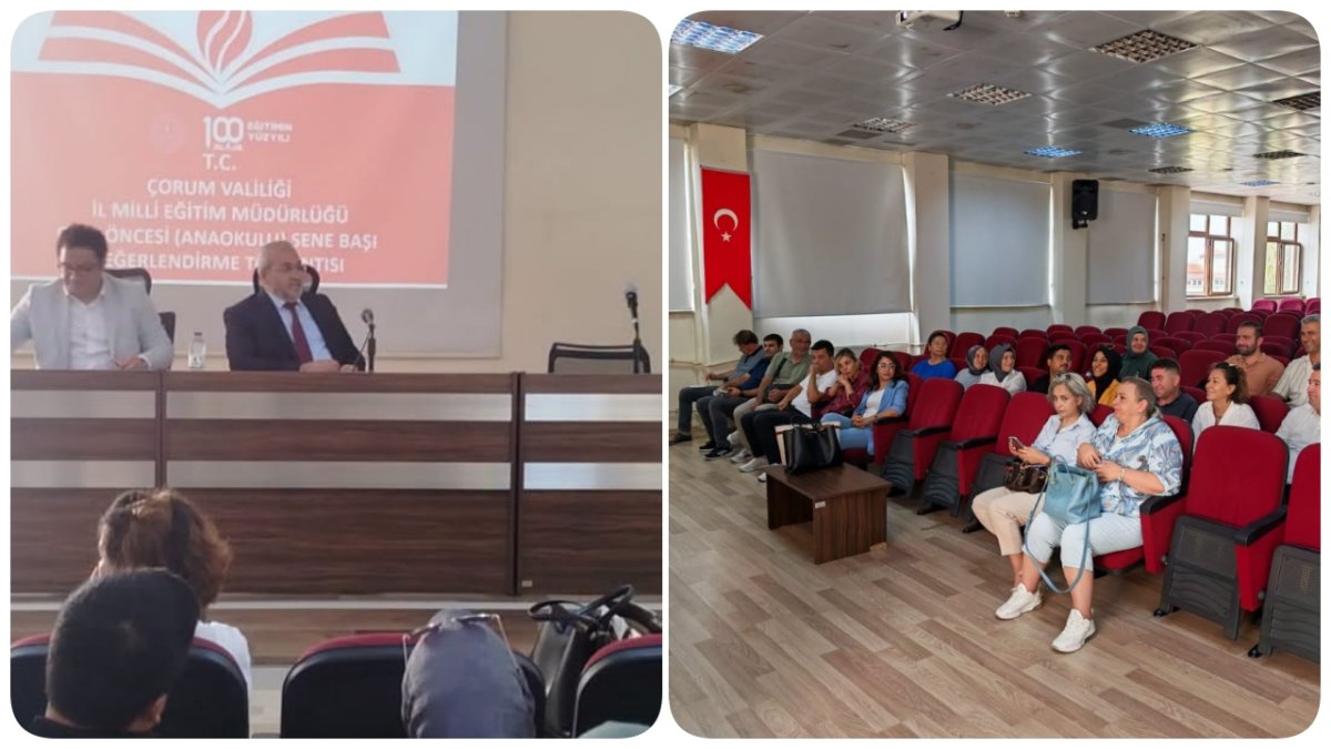 Çorum'da Okul Öncesi Eğitim İçin Yeni Dönem Hazırlıkları Masaya Yatırıldı