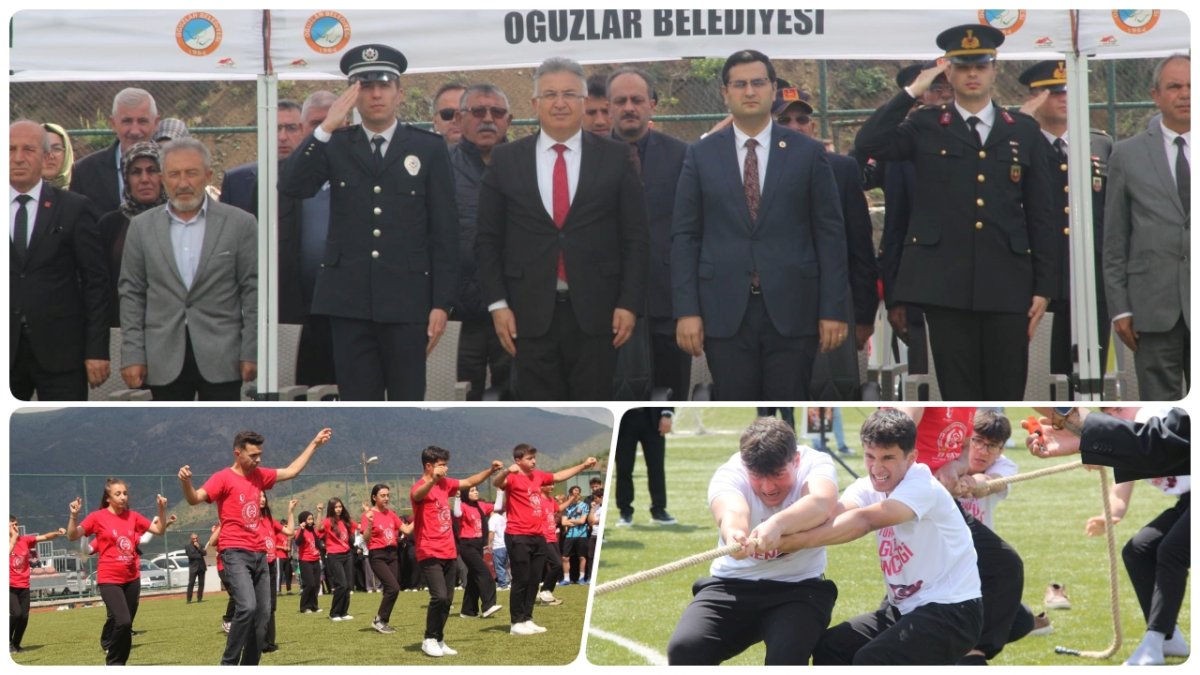 Oğuzlar'da 19 Mayıs Coşkusu: İlçe Stadı'nda Renkli Kutlama