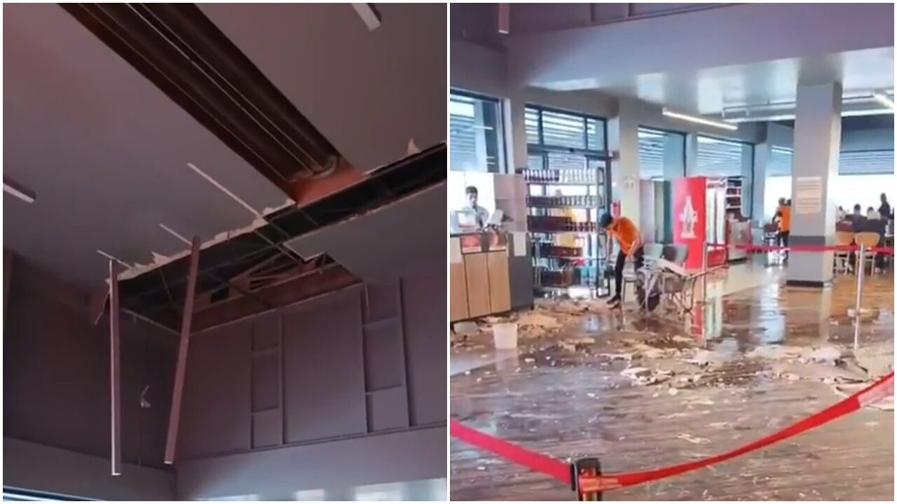 Çorum'da Korku Dolu Anlar! Ünlü Restoranın Çatısı Çöktü