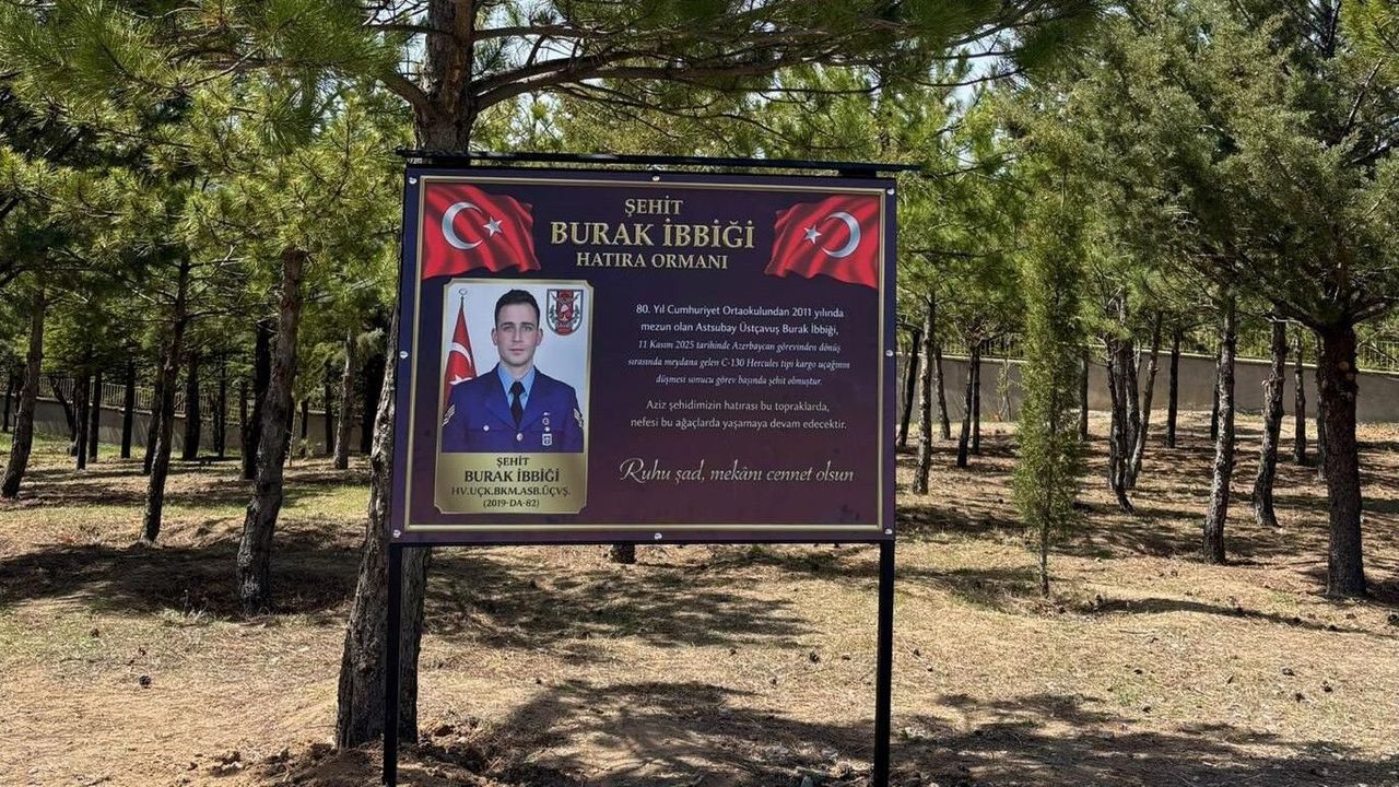 Çorum'da Vefa Örneği: Şehit Burak İbbiği'nin Adı Hatıra Ormanında Yaşatılacak