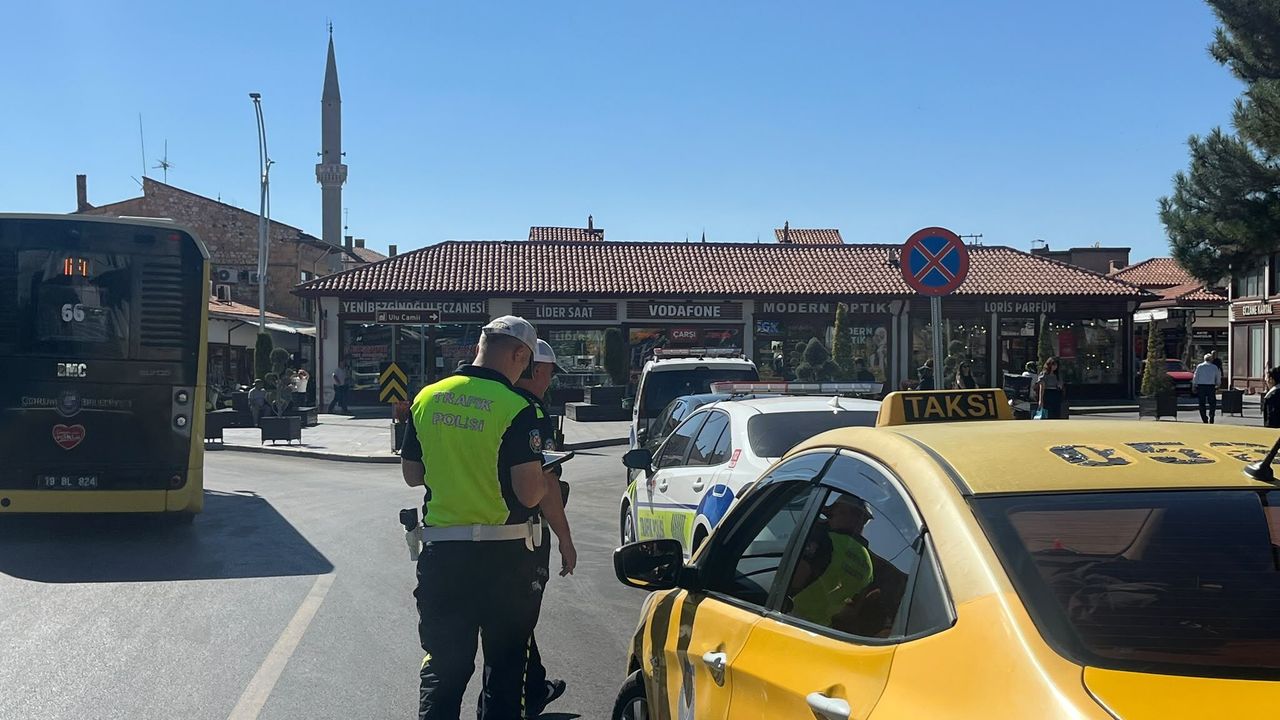 Dron Havadan Tespit Etti! 5 Sürücüye Ceza Yağdı