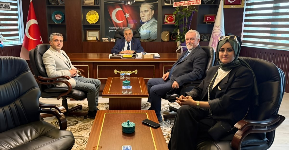 Yeniden Çesob Başkanı Seçilen Recep Gür'e Deva Partisi'nden Ziyaret