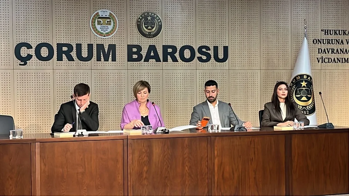 Çorum Barosu'nda Genel Kurul Heyecanı: Turan Kalıpçı Veda Etti, Yeni Adaylar Yarışıyor