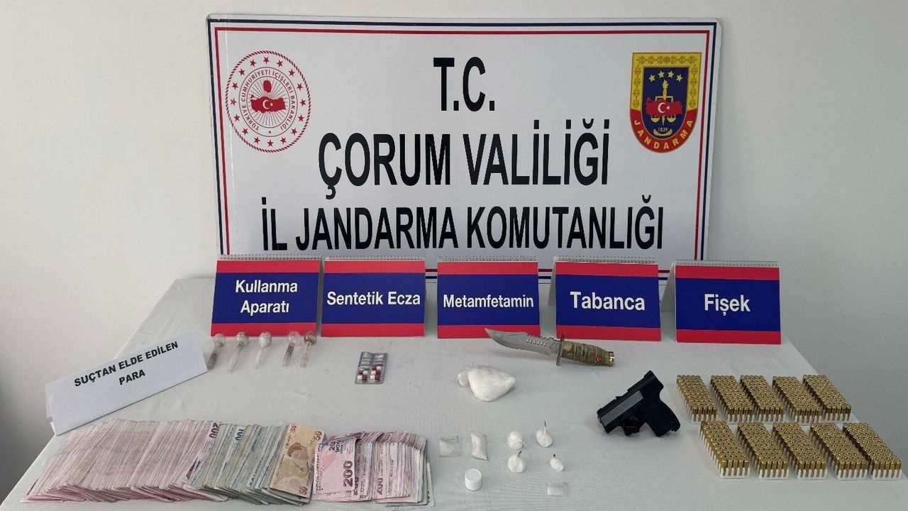Jandarmadan Çorum’da Uyuşturucu ve Şantaj Çetesine Darbe: 6 Tutuklama