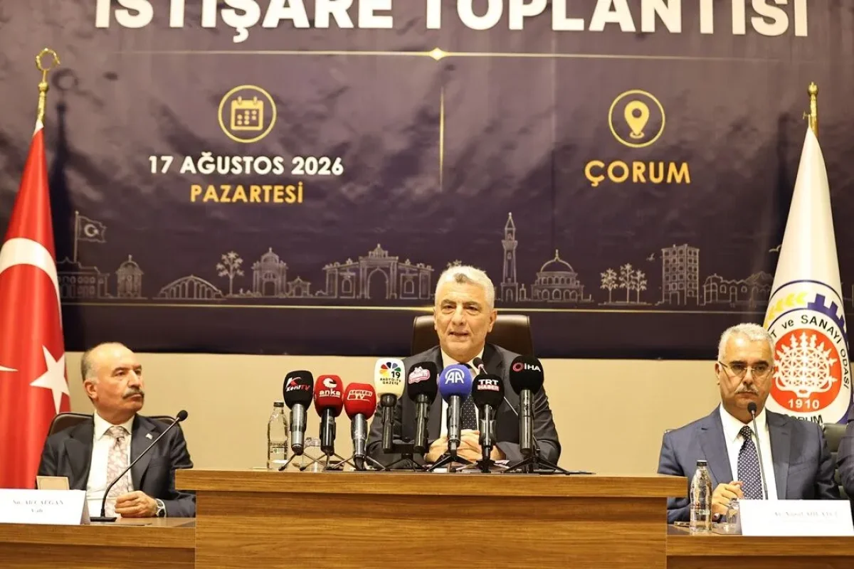 Bakan Bolat Çorum Tso'da Konuştu: "Çorum İhracat Liginde 11. Sıraya Yükseldi"