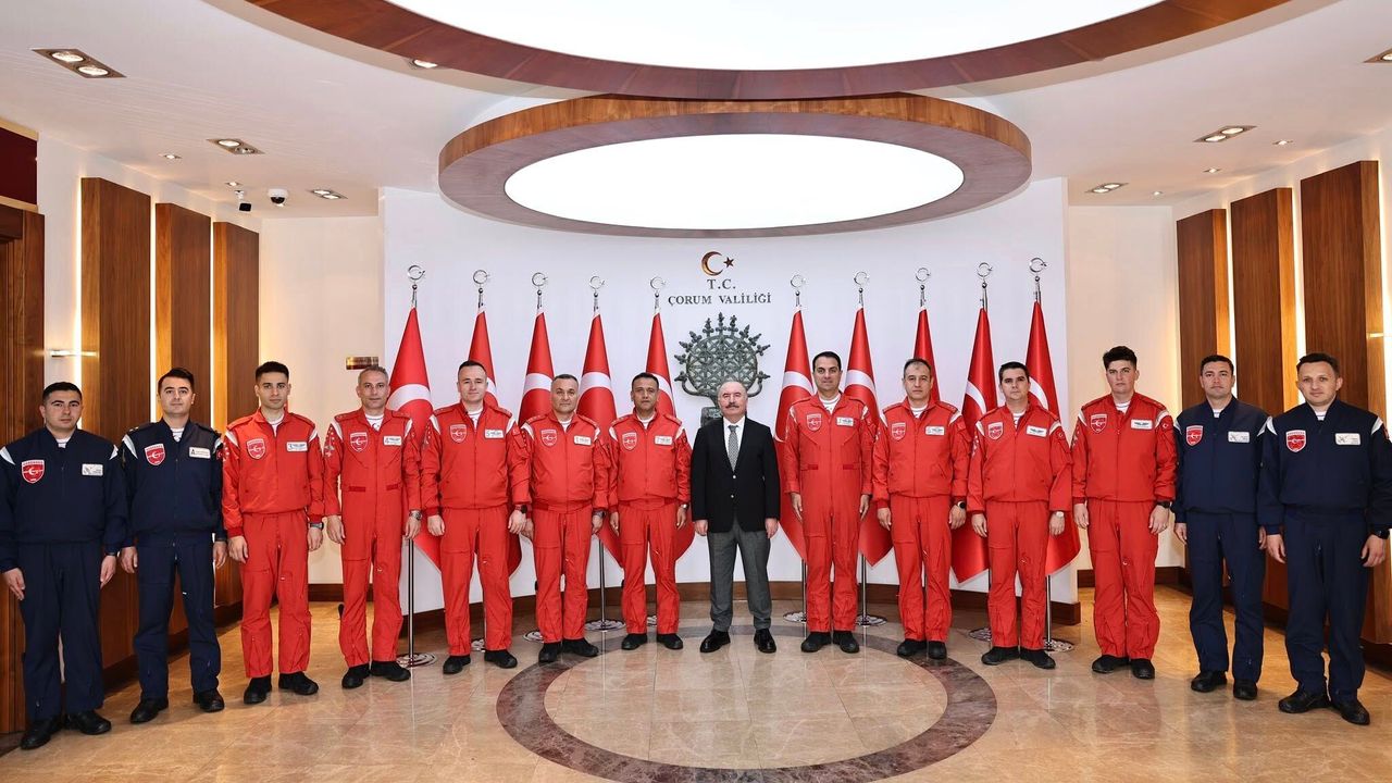 Türk Yıldızları Çorum’da