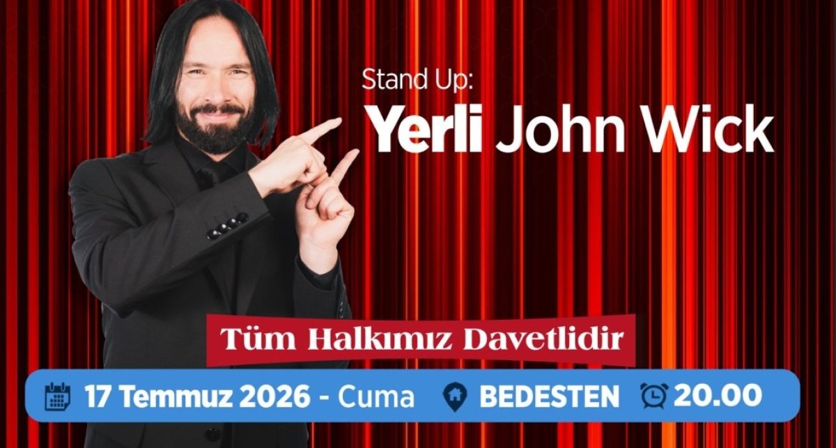 Çorum Belediyesi'nden Kahkaha Dolu Akşam: "Yerli John Wick" Sahne Alıyor