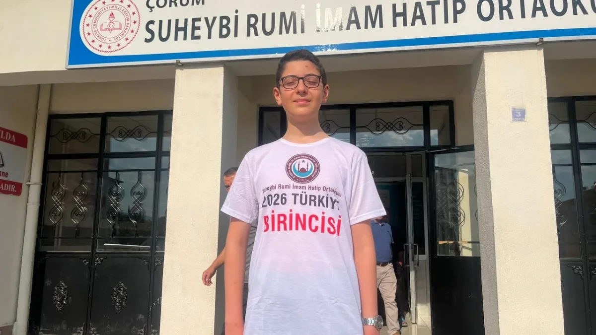 Çorum'un LGS Şampiyonu Başarısının Sırrını Anlattı! 